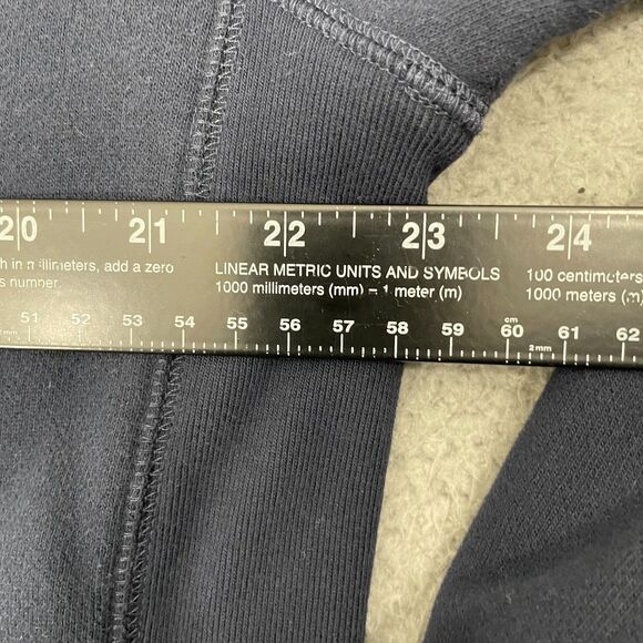 Nautica Sweatshirt Men L Navy Pullover Crewneck - Picture 7 of 9